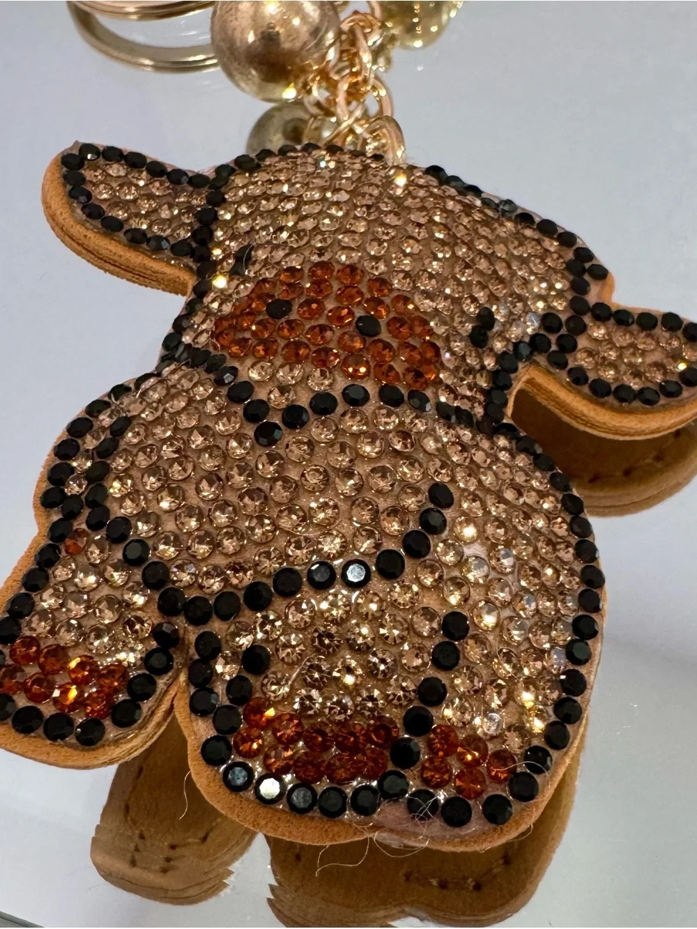New Brown Highland Cow Keychain/Bag Charm